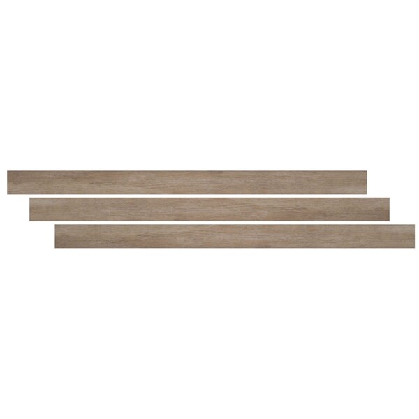 Ackland 0.75 in. T x 94 in. L x 0.63 in. W Refined Oak Luxury Vinyl Flooring Trim Quarter Round AKVTVREOA-QR - main